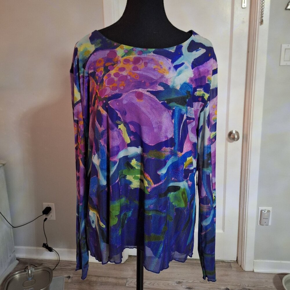 Claire Desjardins (Artist)  Blouse  XL  ...NWT - Picture 2 of 6